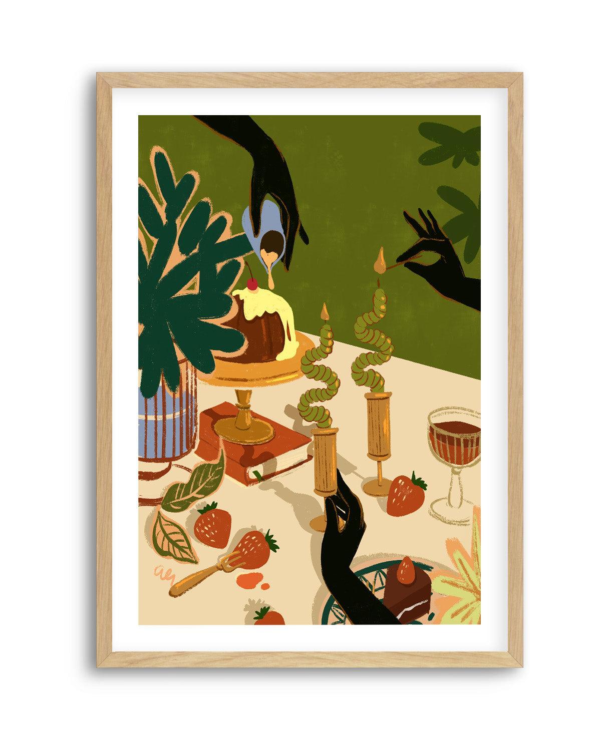 Merry Feast by Arty Guava | Art Print from Olive et Oriel where you can shop wallpaper and artworks online