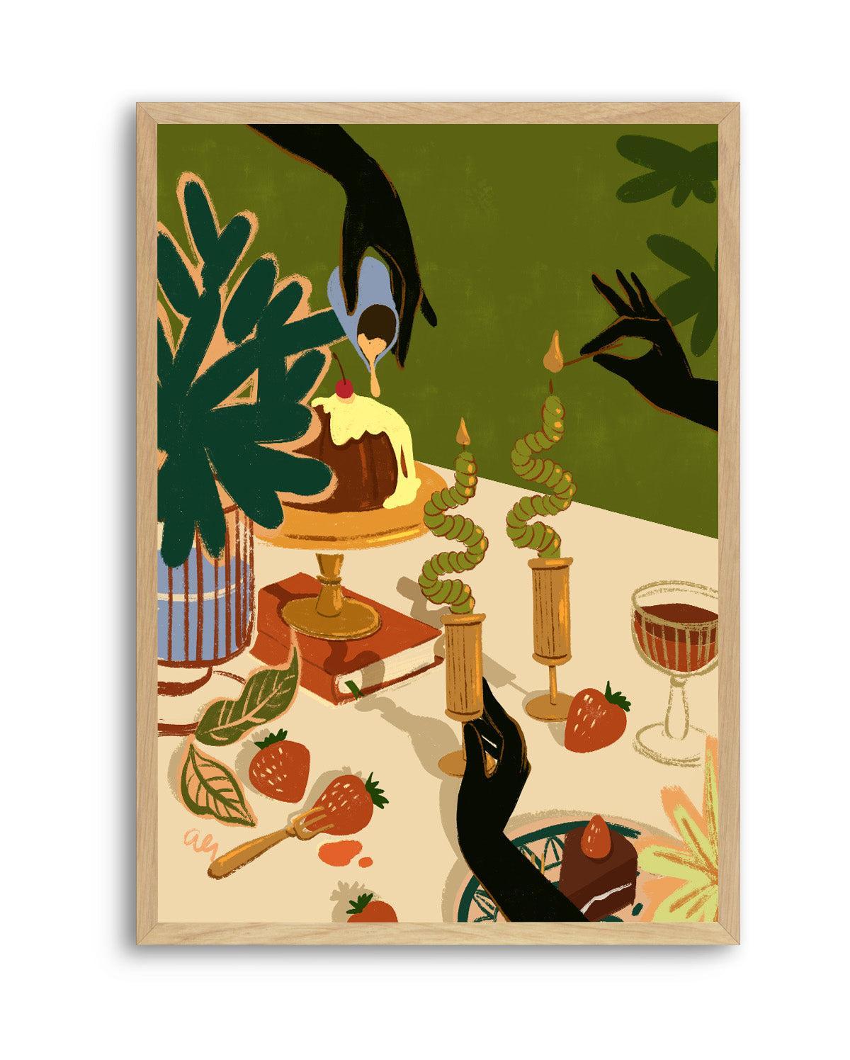 Merry Feast by Arty Guava | Art Print from Olive et Oriel where you can shop wallpaper and artworks online