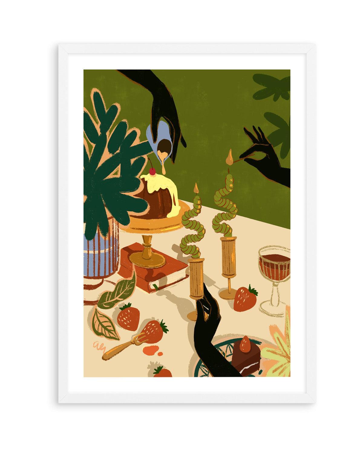 Merry Feast by Arty Guava | Art Print from Olive et Oriel where you can shop wallpaper and artworks online