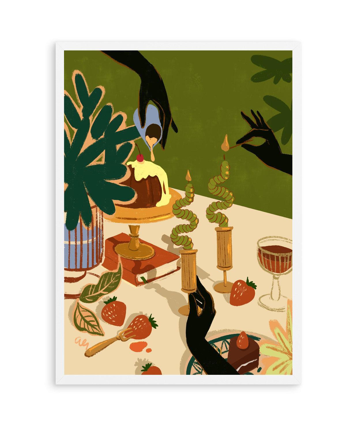 Merry Feast by Arty Guava | Art Print from Olive et Oriel where you can shop wallpaper and artworks online
