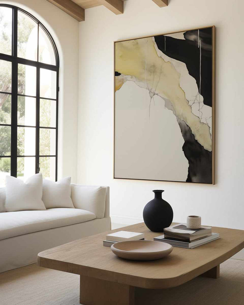 Messa a Terra II | Framed Canvas Art Print from Olive et Oriel where you can shop wallpaper and artworks online