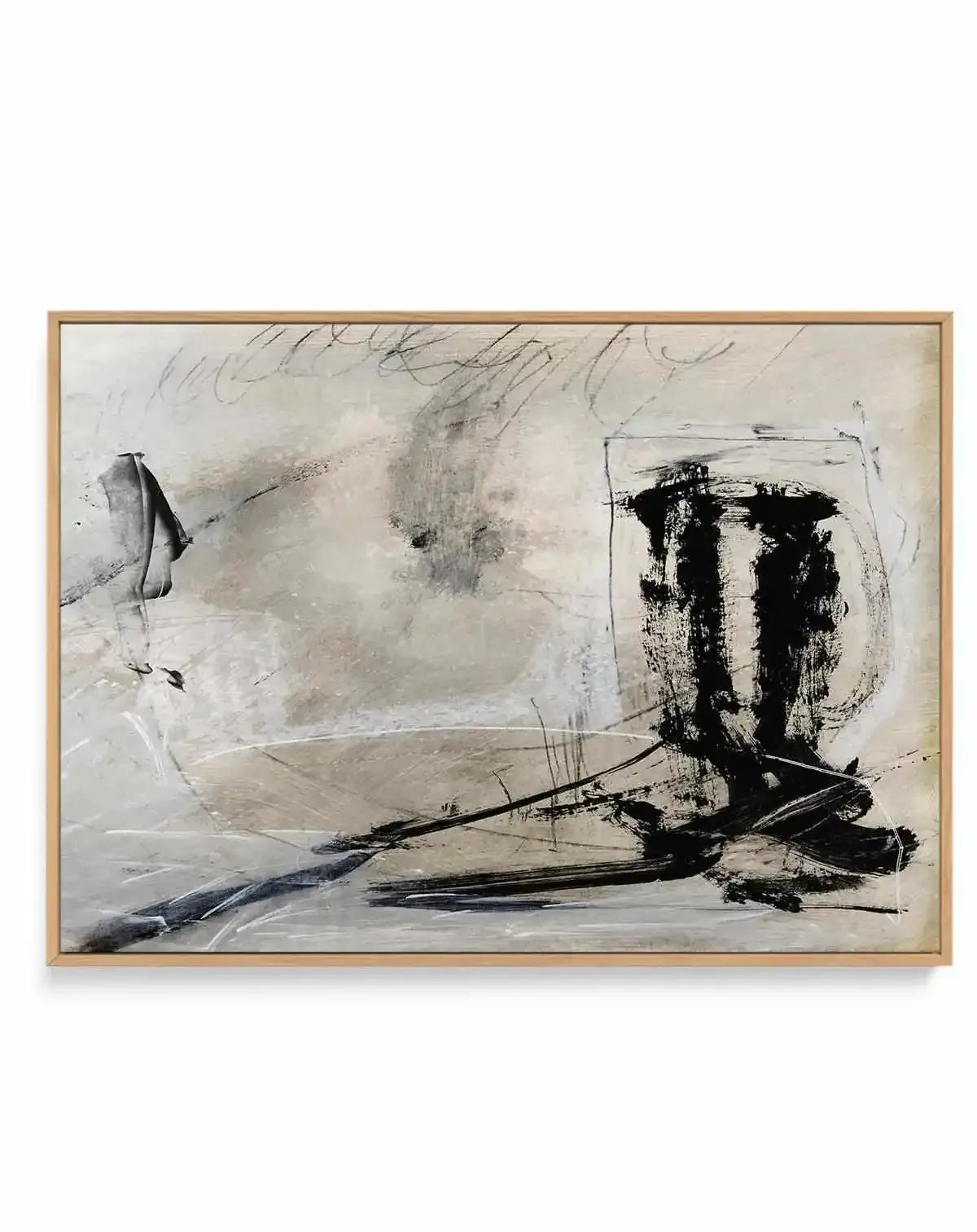 Method by Dan Hobday | Framed Canvas Art Print from Olive et Oriel where you can shop wallpaper and artworks online