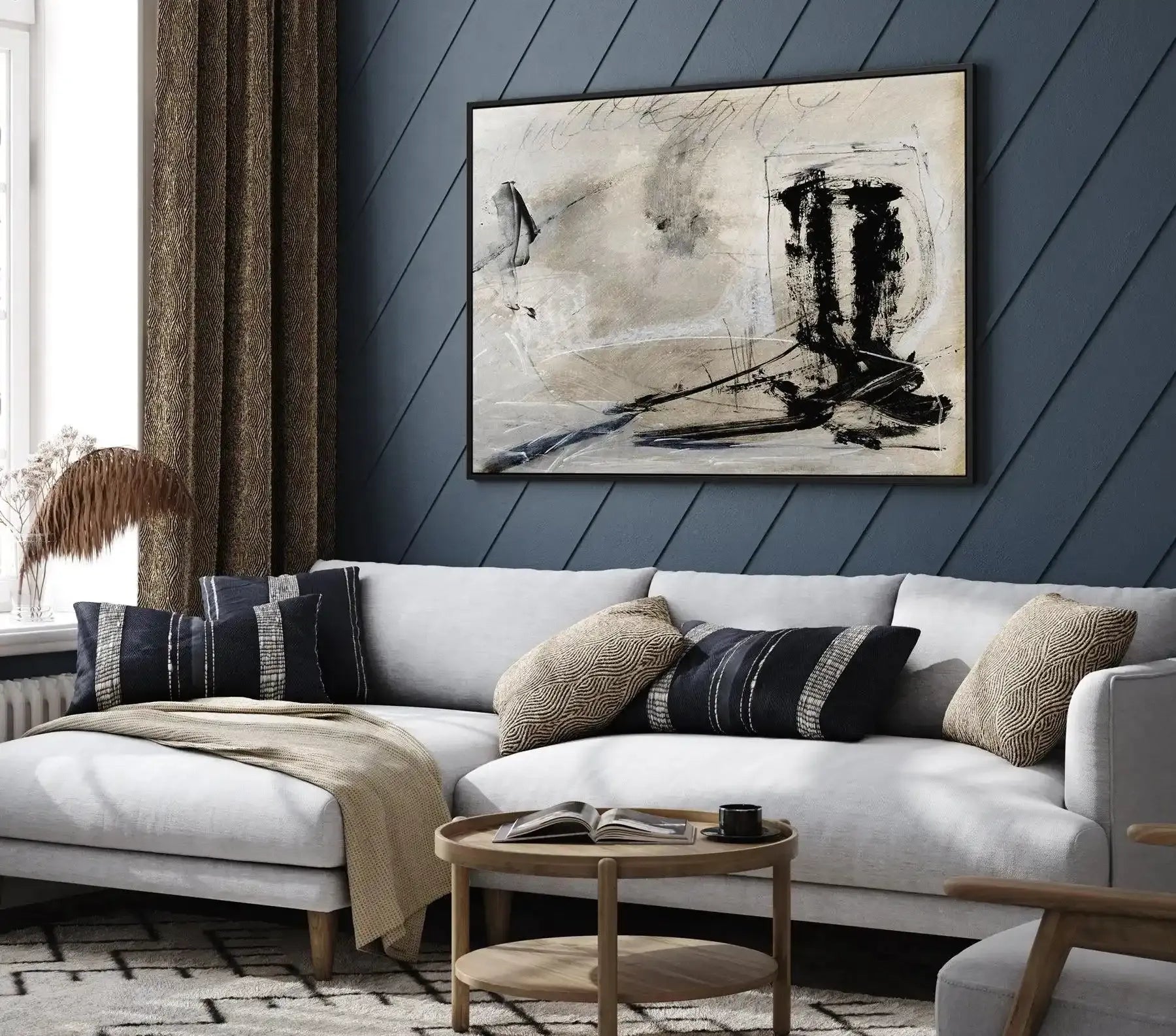 Method by Dan Hobday | Framed Canvas-CANVAS-You can shop wall art online with Olive et Oriel for everything from abstract art to fun kids wall art. Our beautiful modern art prints and canvas art are available from large canvas prints to wall art paintings and our proudly Australian artwork collection offers only the highest quality framed large wall art and canvas art Australia - You can buy fashion photography prints or Hampton print posters and paintings on canvas from Olive et Oriel and have 