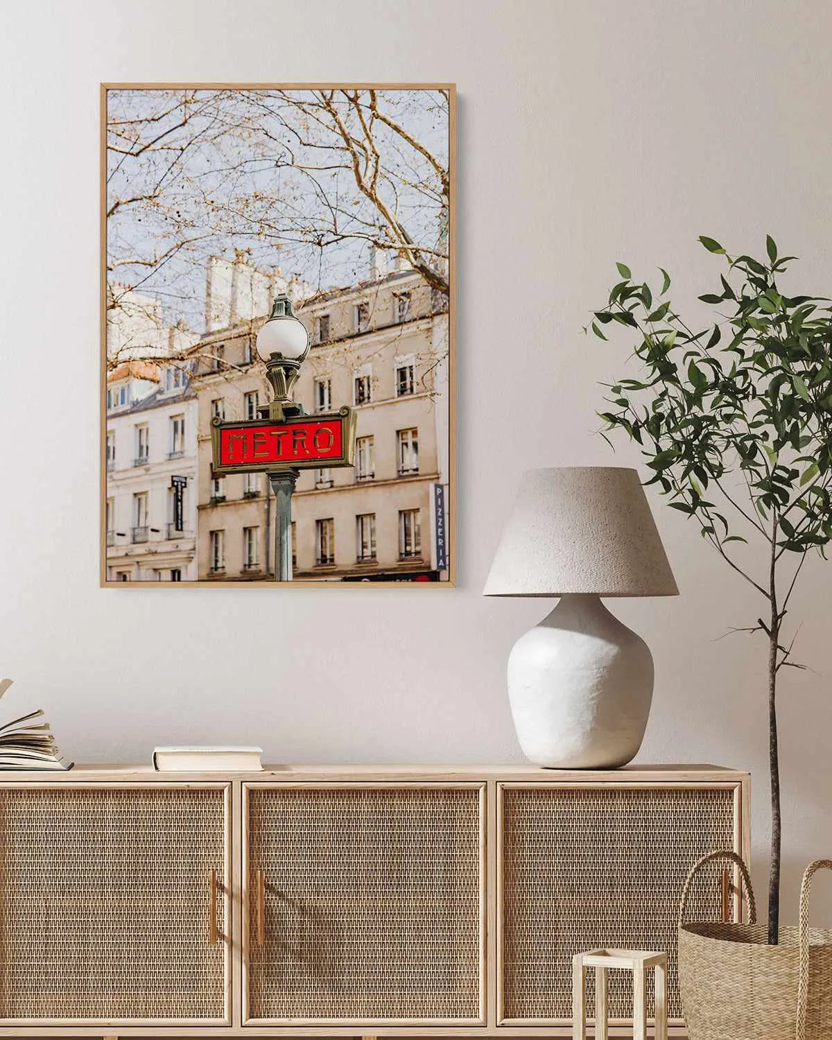 Metro by Jovani Demetrie | Framed Canvas Art Print from Olive et Oriel where you can shop wallpaper and artworks online