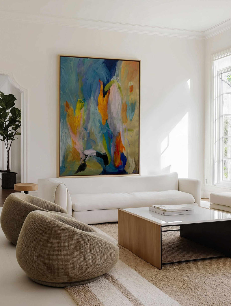 Mexican Waves by Svend Kindt-Larsen | Framed Canvas Art Print from Olive et Oriel where you can shop wallpaper and artworks online