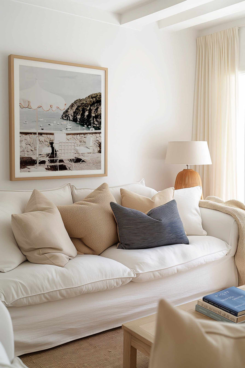 Mezzatore Ischia, Italy | Art Print from Olive et Oriel where you can shop wallpaper and artworks online