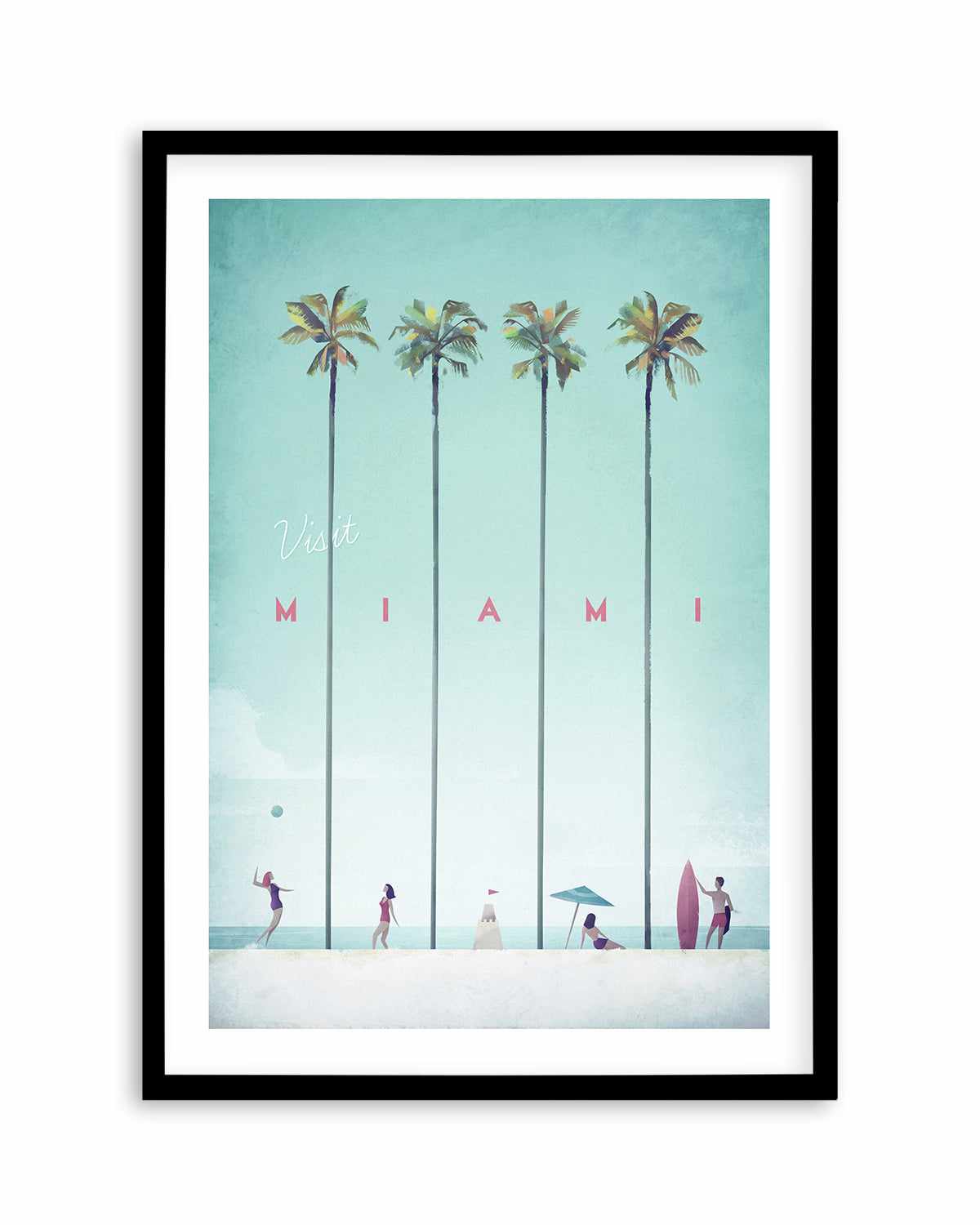 Miami by Henry Rivers Art Print