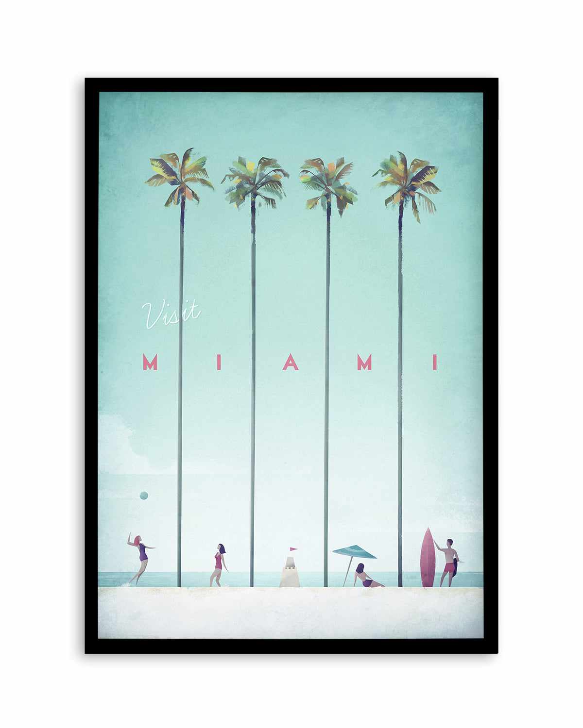 Miami by Henry Rivers Art Print