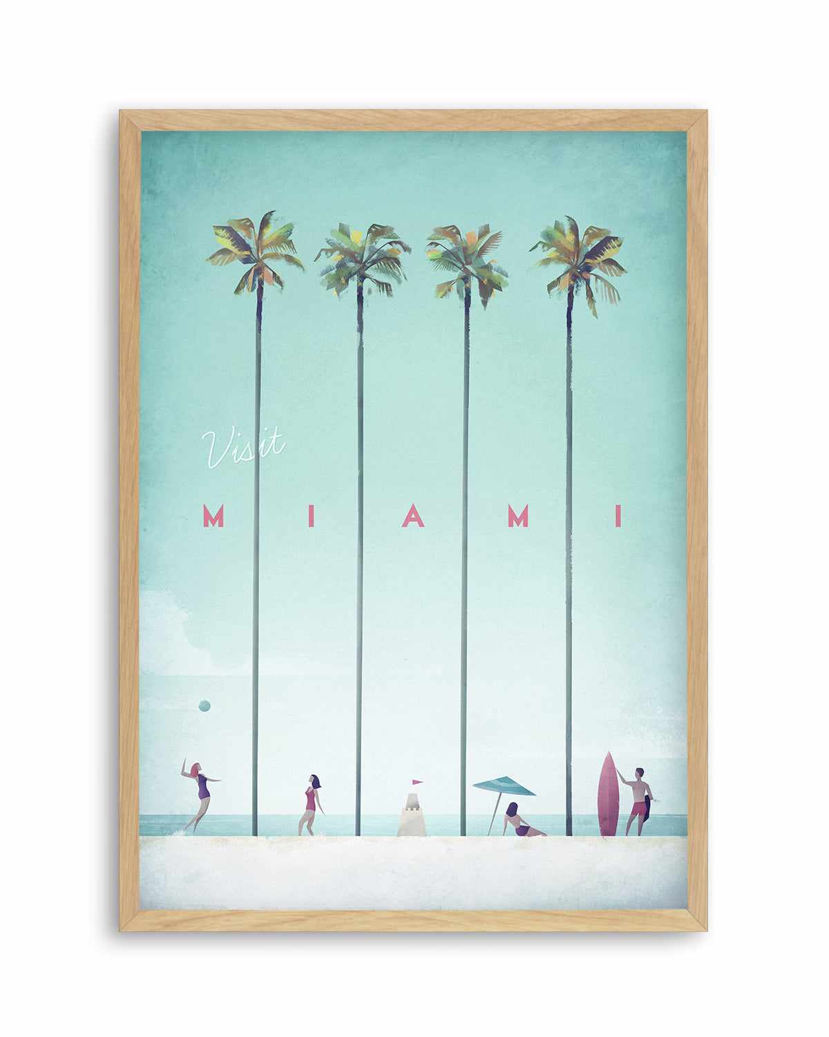 Miami by Henry Rivers Art Print