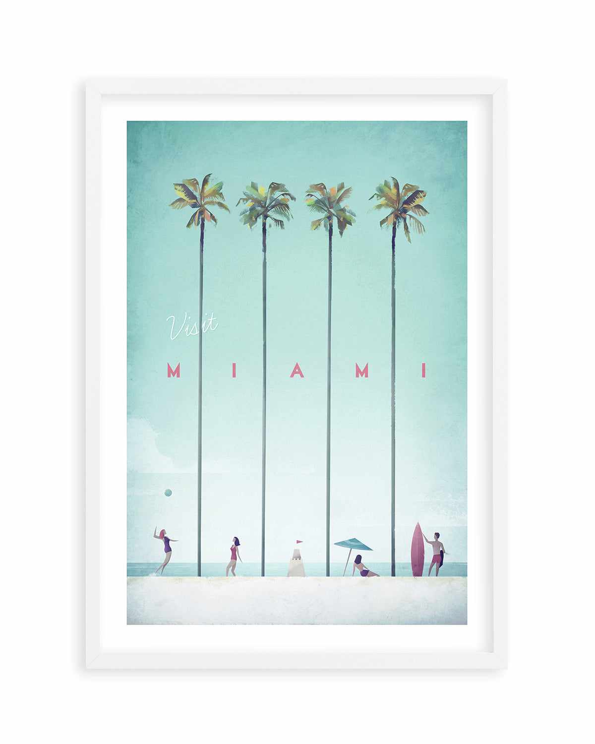 Miami by Henry Rivers Art Print