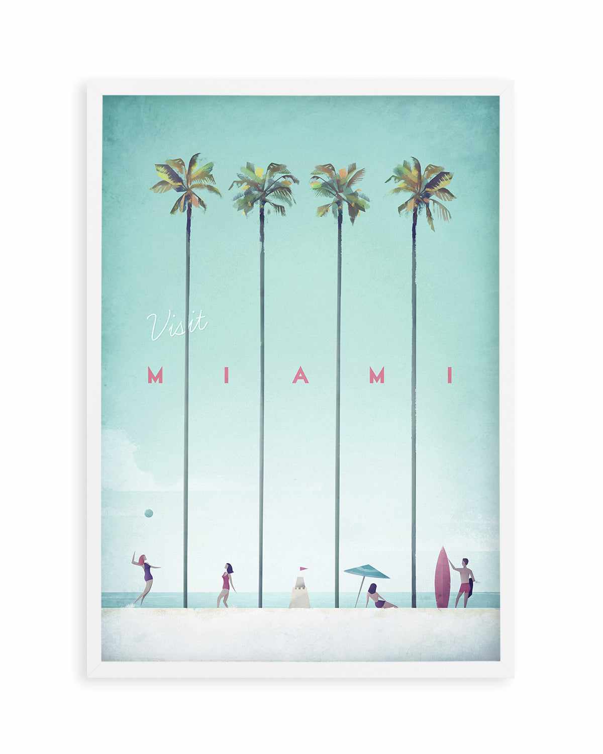 Miami by Henry Rivers Art Print