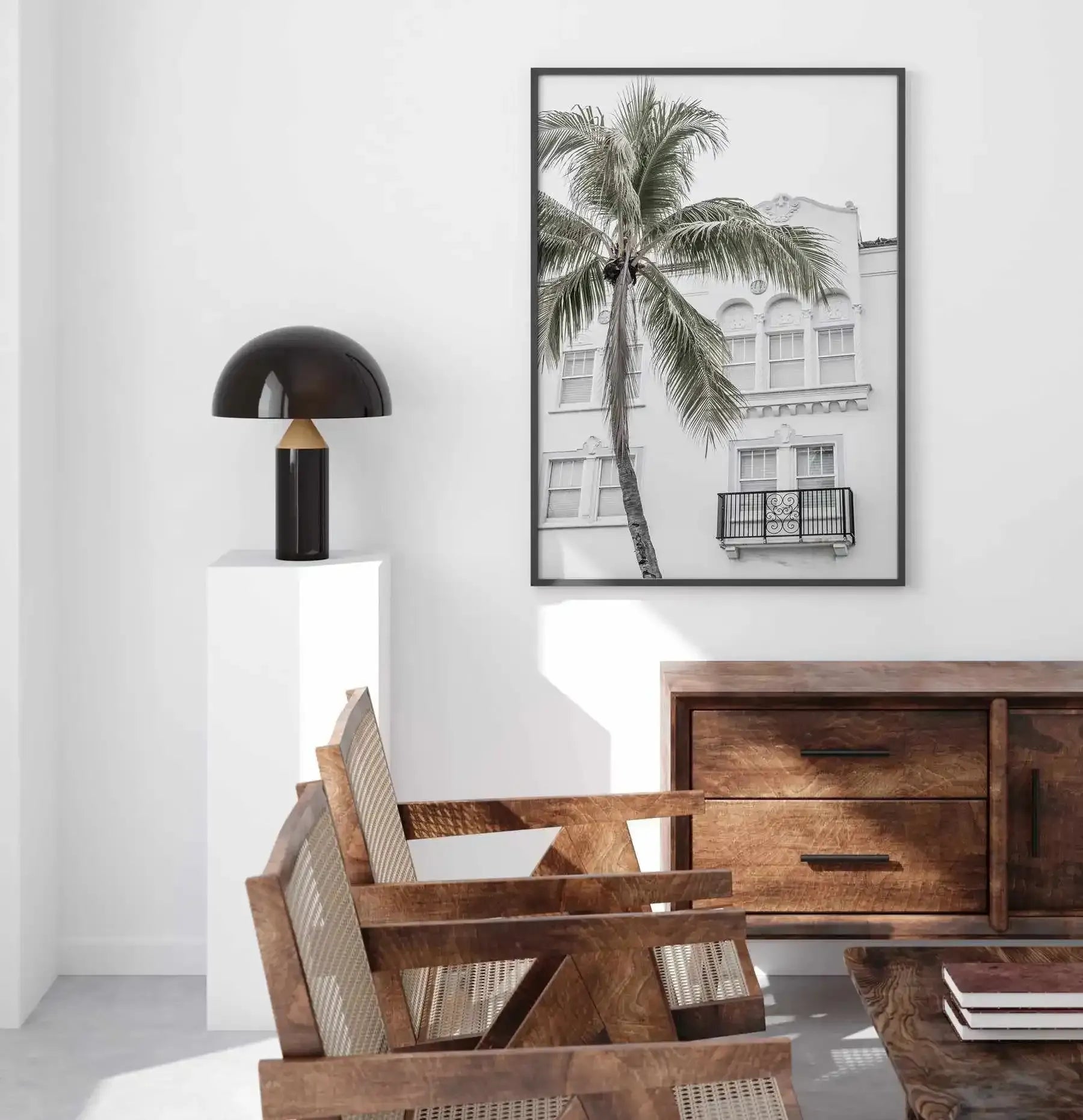 Miami Palm Art Print-PRINT-Olive et Oriel-Olive et Oriel-Buy-Australian-Art-Prints-Online-with-Olive-et-Oriel-Your-Artwork-Specialists-Austrailia-Decorate-With-Coastal-Photo-Wall-Art-Prints-From-Our-Beach-House-Artwork-Collection-Fine-Poster-and-Framed-Artwork