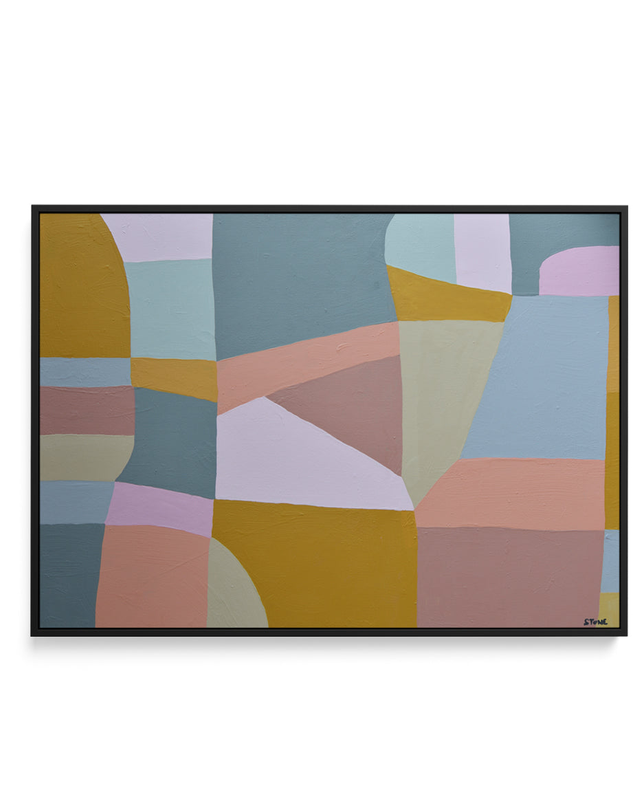 Miami Sun by Belinda Stone | Framed Canvas Art Print