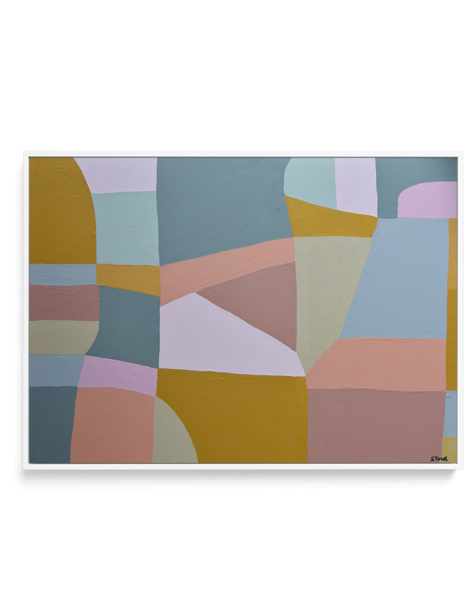 Miami Sun by Belinda Stone | Framed Canvas Art Print