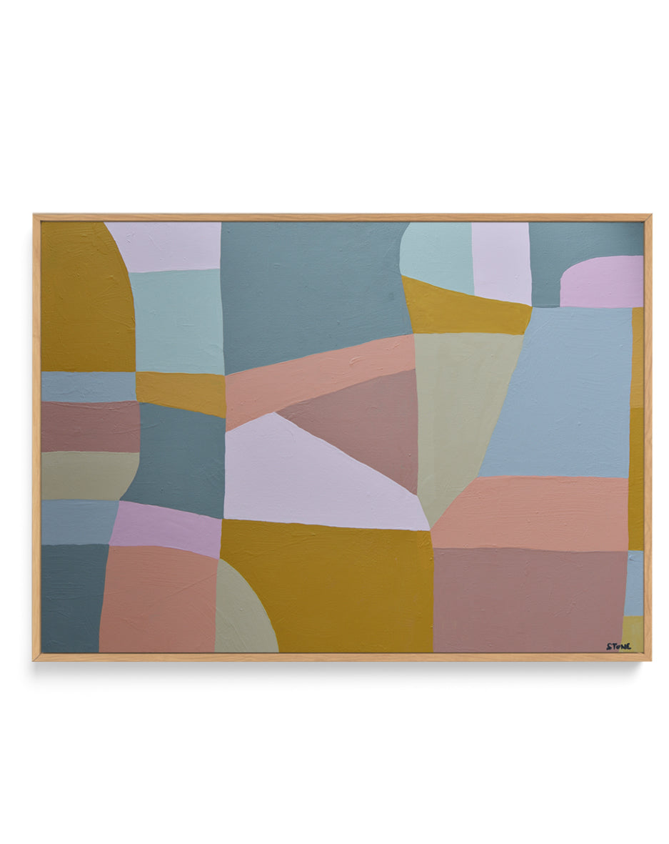 Miami Sun by Belinda Stone | Framed Canvas Art Print