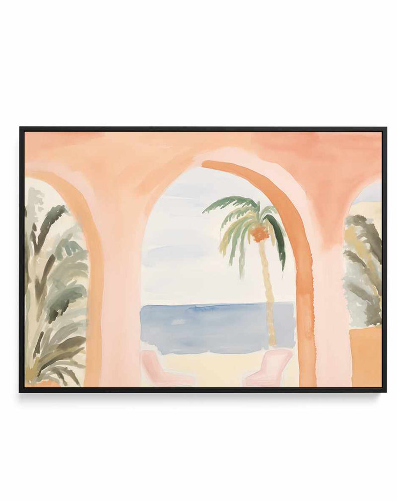 Miami Views | Framed Canvas Art Print