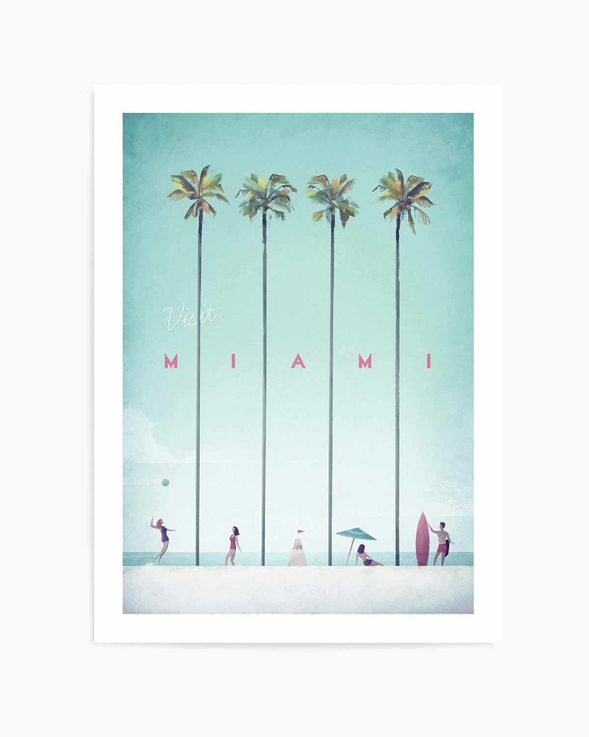 Miami by Henry Rivers Art Print