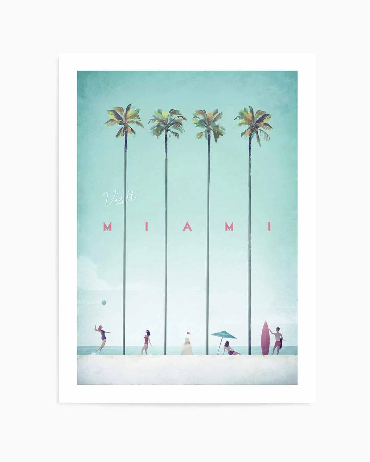 Miami by Henry Rivers Art Print from Olive et Oriel where you can shop wallpaper and artworks online