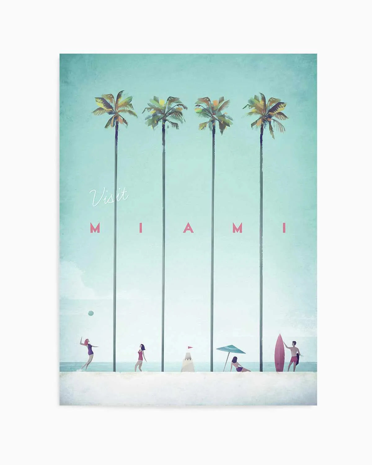 Miami by Henry Rivers Art Print from Olive et Oriel where you can shop wallpaper and artworks online