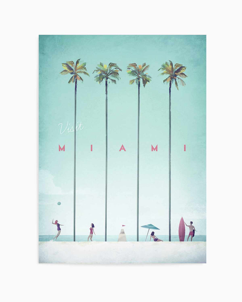 Miami by Henry Rivers Art Print