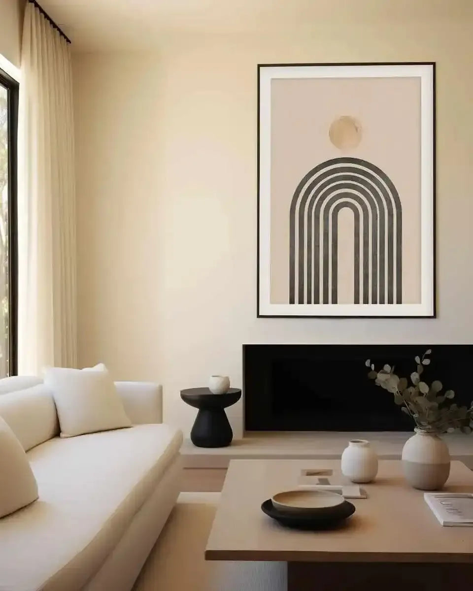 Mid Century Arch I Art Print from Olive et Oriel where you can shop wallpaper and artworks online