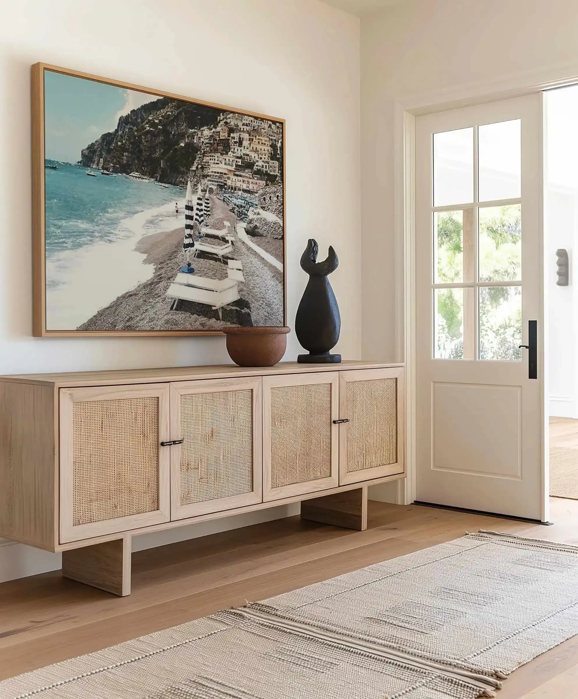 Midday in Positano | Framed Canvas Art Print from Olive et Oriel where you can shop wallpaper and artworks online