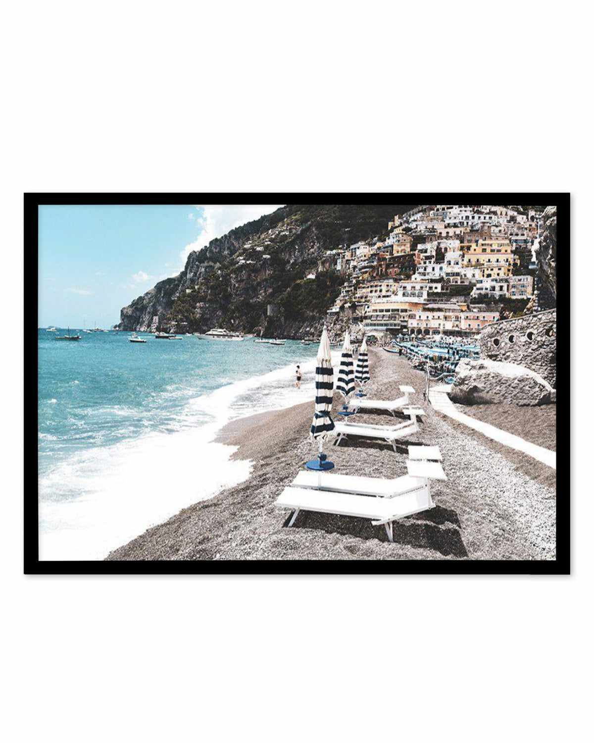 Midday in Positano Art Print