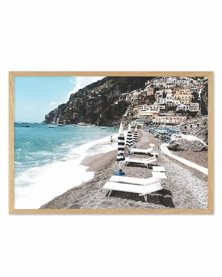 Midday in Positano Art Print from Olive et Oriel where you can shop wallpaper and artworks online