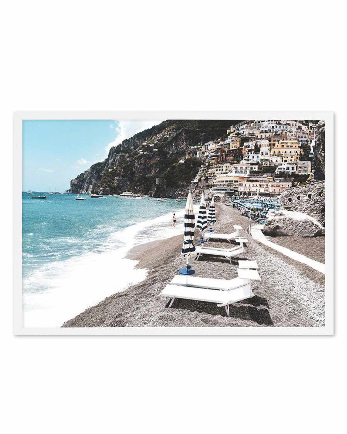 Midday in Positano Art Print