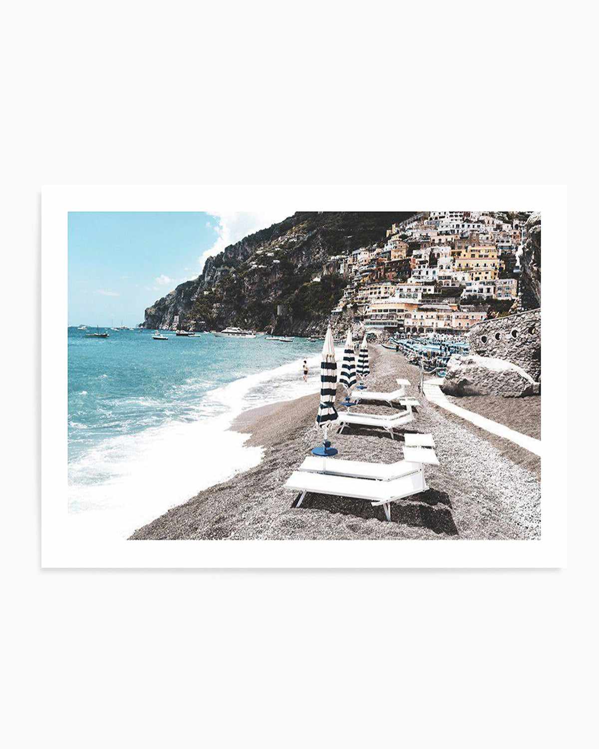 Midday in Positano Art Print