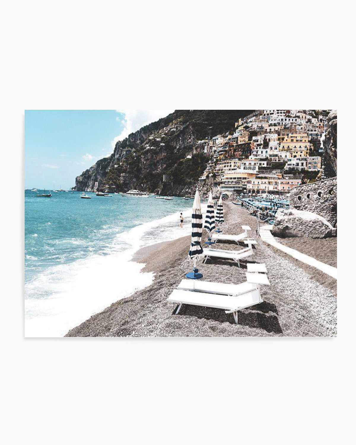 Midday in Positano Art Print