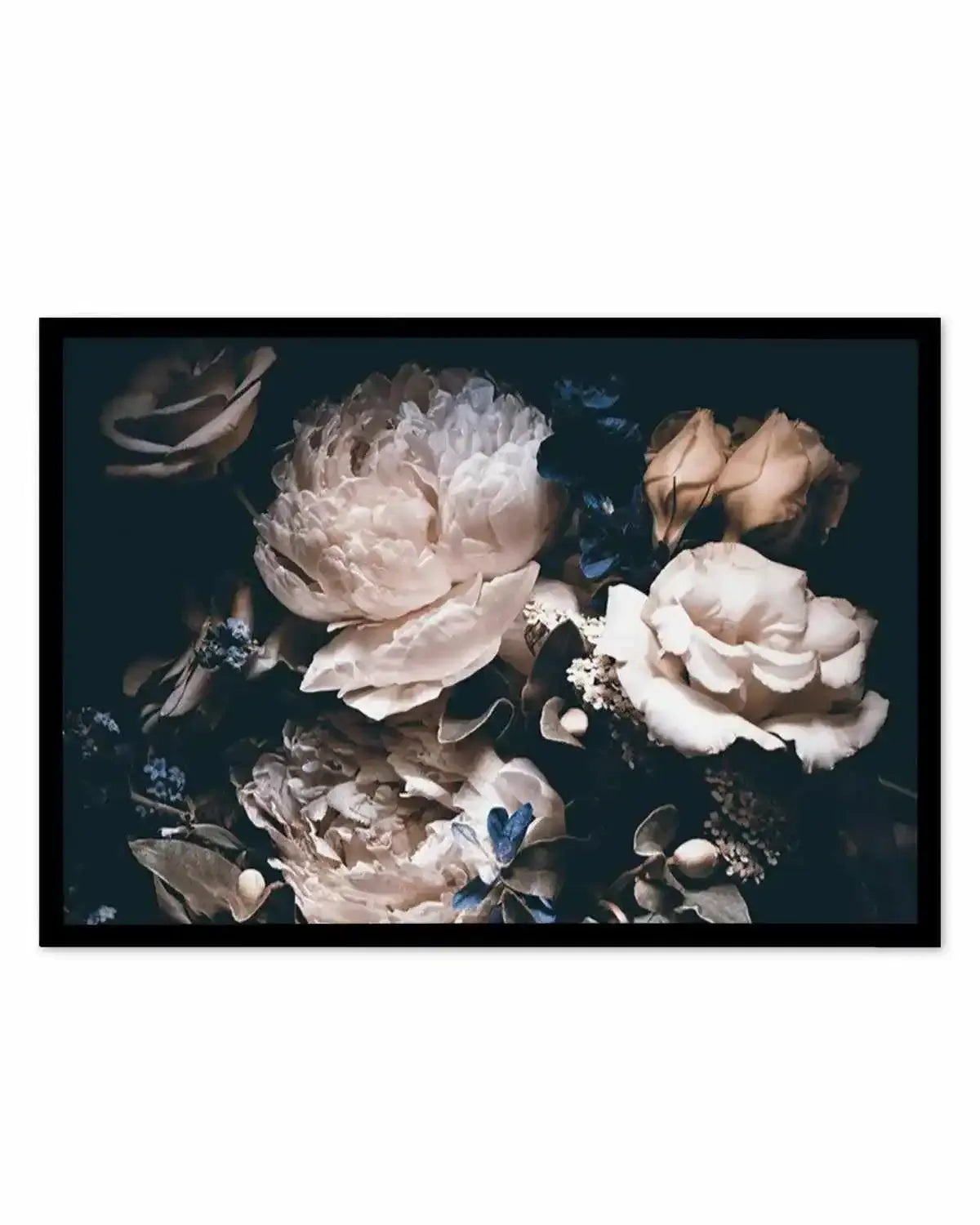 Midnight Botanica LS Art Print from Olive et Oriel where you can shop wallpaper and artworks online