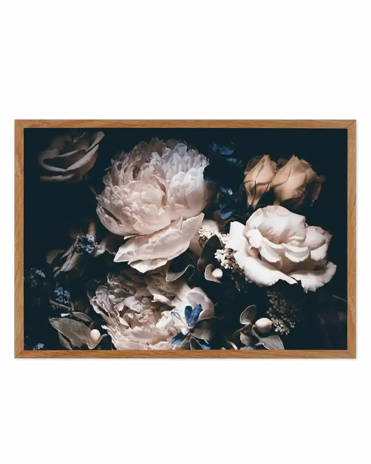 Midnight Botanica LS Art Print from Olive et Oriel where you can shop wallpaper and artworks online