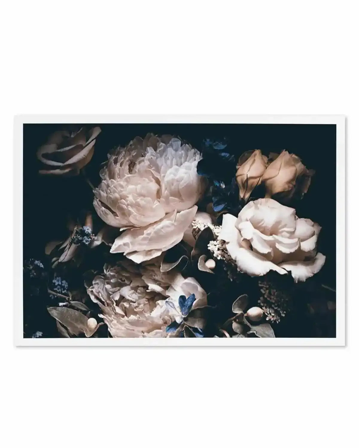 Midnight Botanica LS Art Print from Olive et Oriel where you can shop wallpaper and artworks online