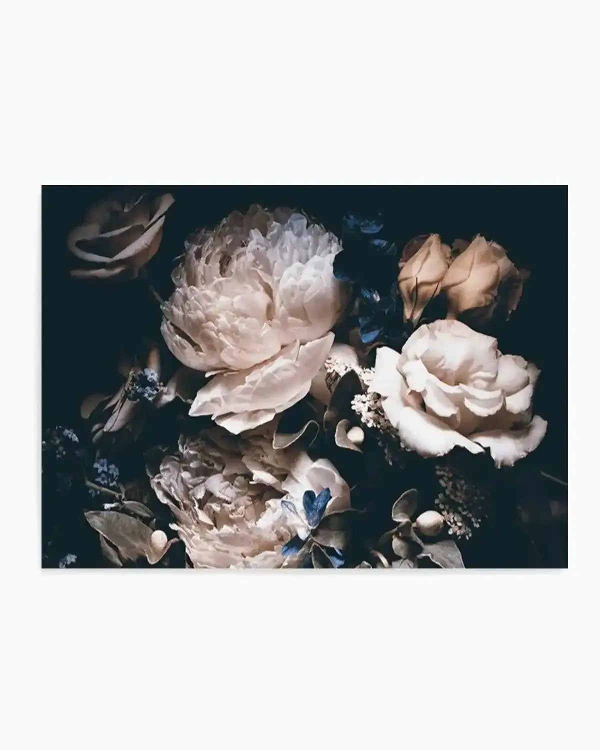 Midnight Botanica LS Art Print from Olive et Oriel where you can shop wallpaper and artworks online