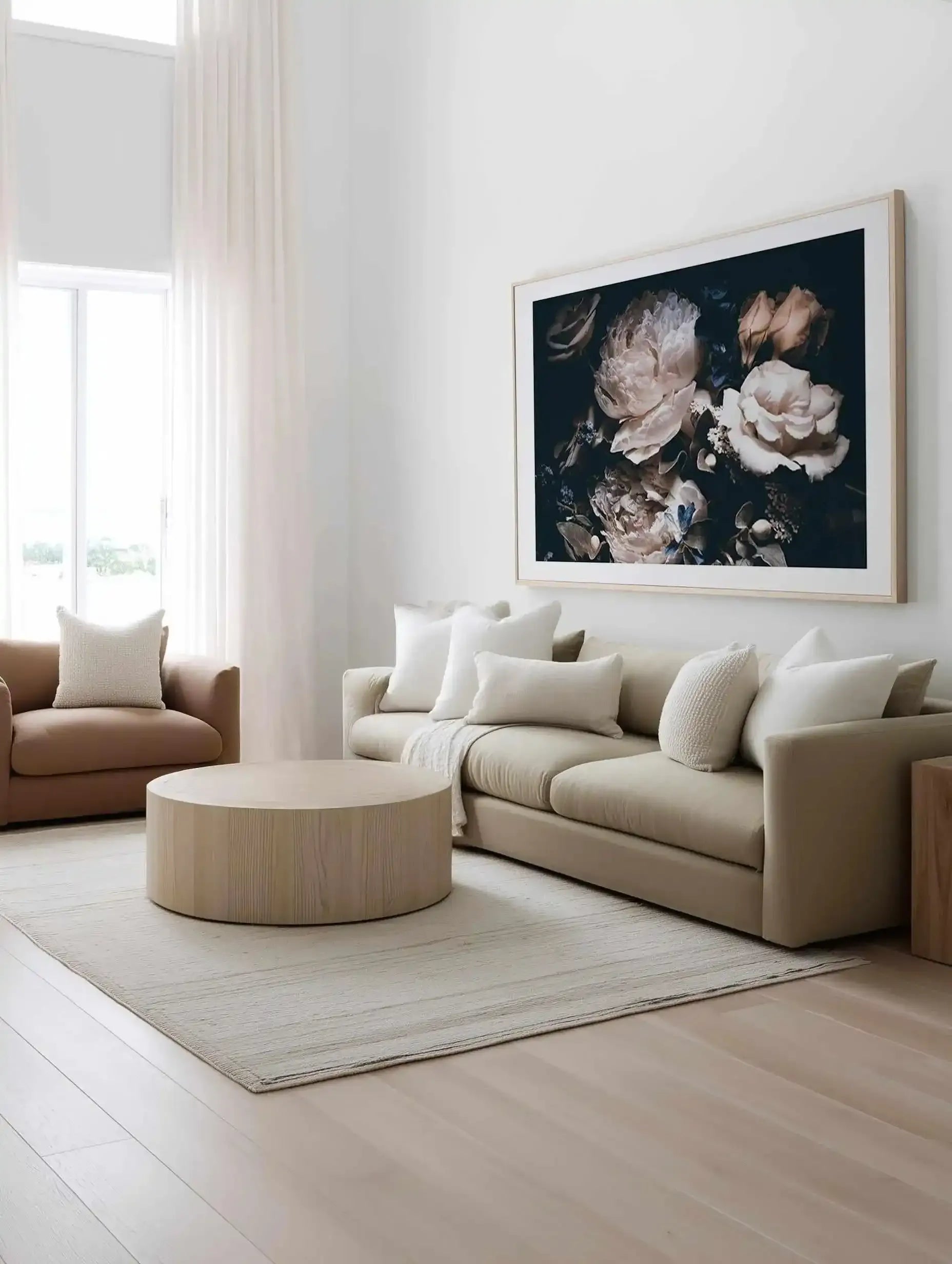 Midnight Botanica LS Art Print from Olive et Oriel where you can shop wallpaper and artworks online