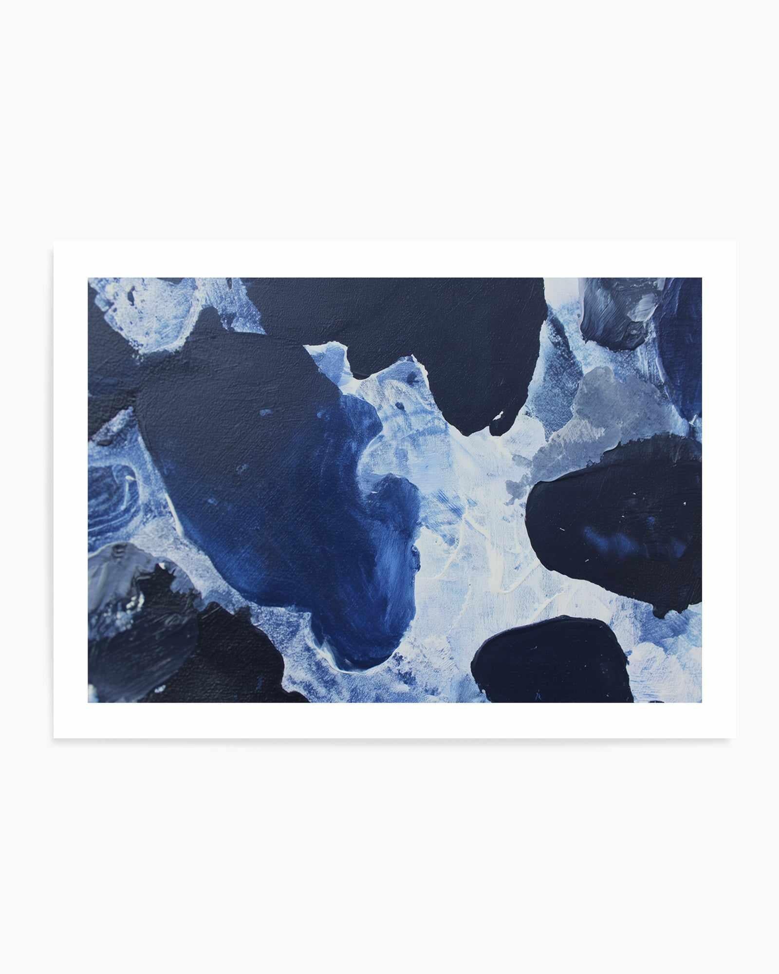 Midnight Current I Art Print — art print Australia with border