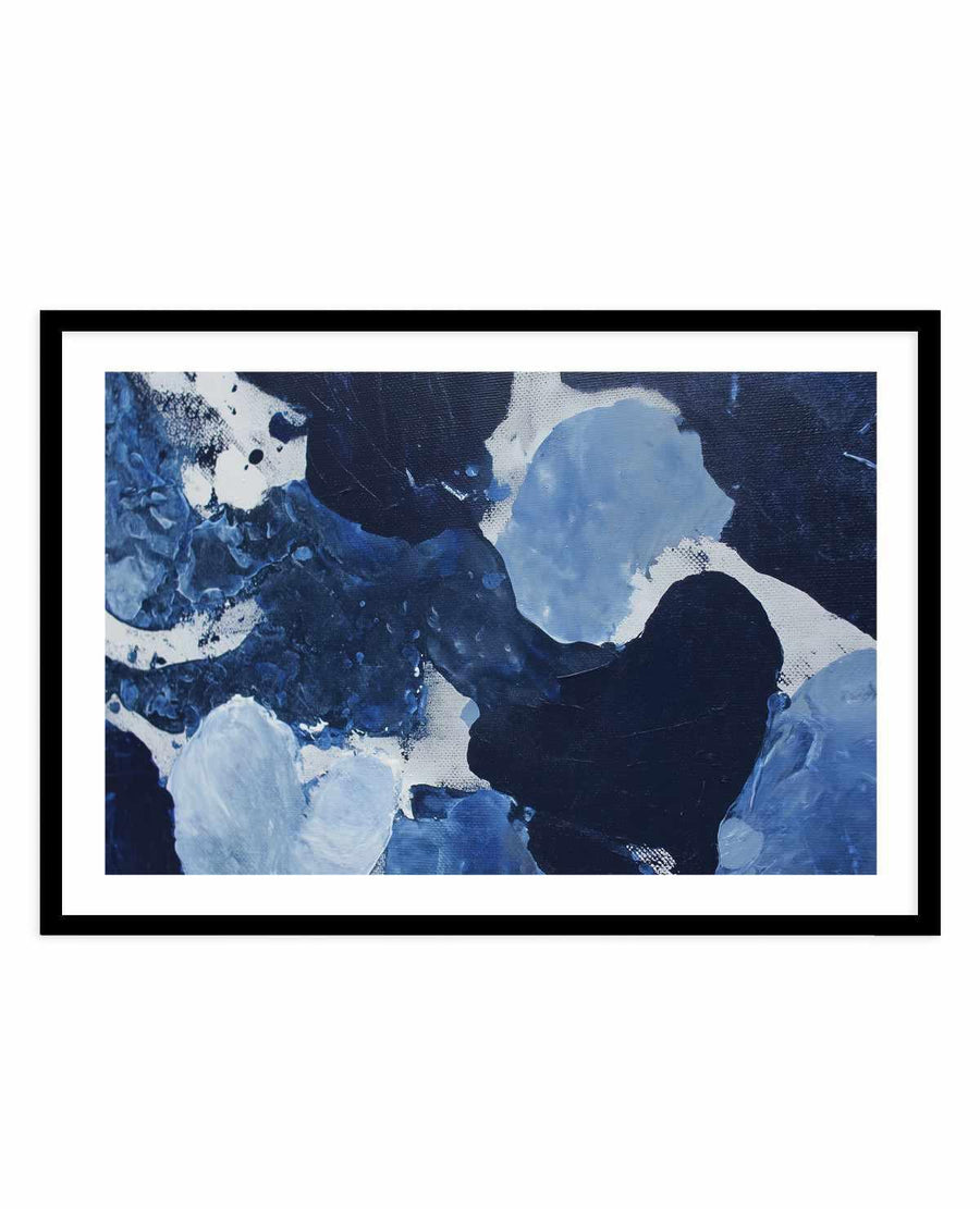 Midnight Current II Art Print — art print Australia with border