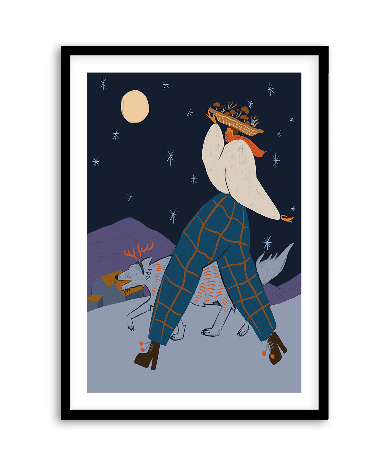 Midnight Harvest by Arty Guava | Art Print from Olive et Oriel where you can shop wallpaper and artworks online