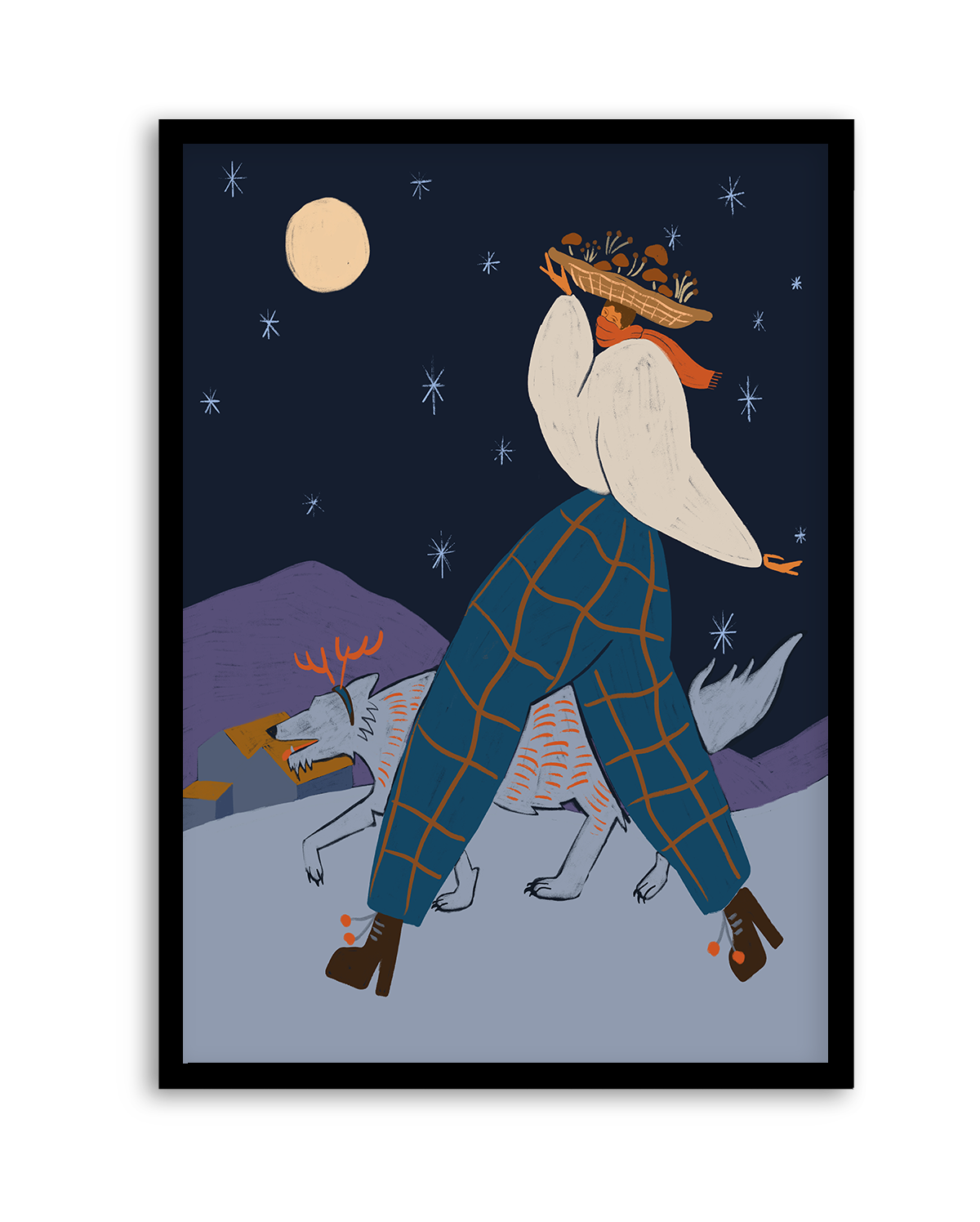 Midnight Harvest by Arty Guava | Art Print from Olive et Oriel where you can shop wallpaper and artworks online