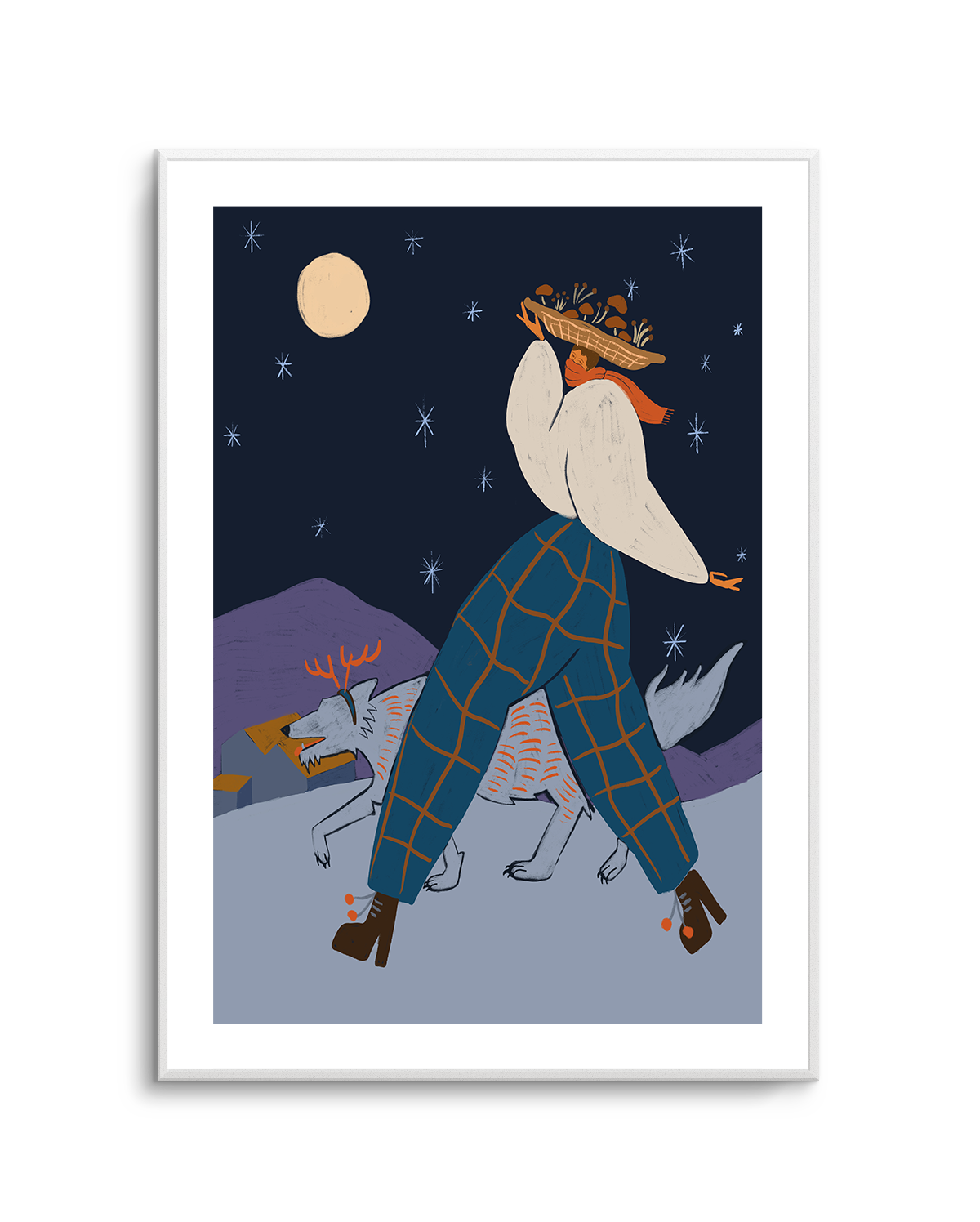 Midnight Harvest by Arty Guava | Art Print from Olive et Oriel where you can shop wallpaper and artworks online