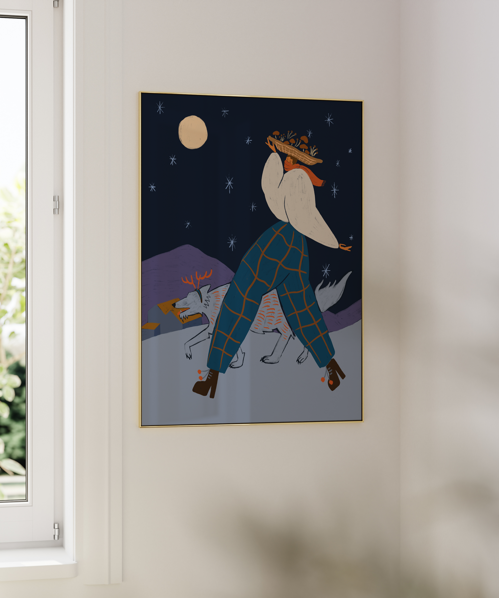 Midnight Harvest by Arty Guava | Art Print from Olive et Oriel where you can shop wallpaper and artworks online