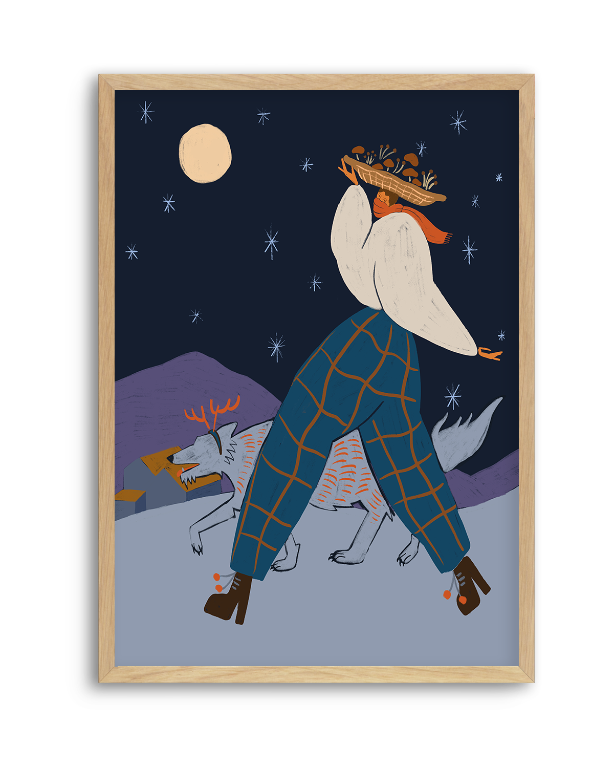 Midnight Harvest by Arty Guava | Art Print from Olive et Oriel where you can shop wallpaper and artworks online