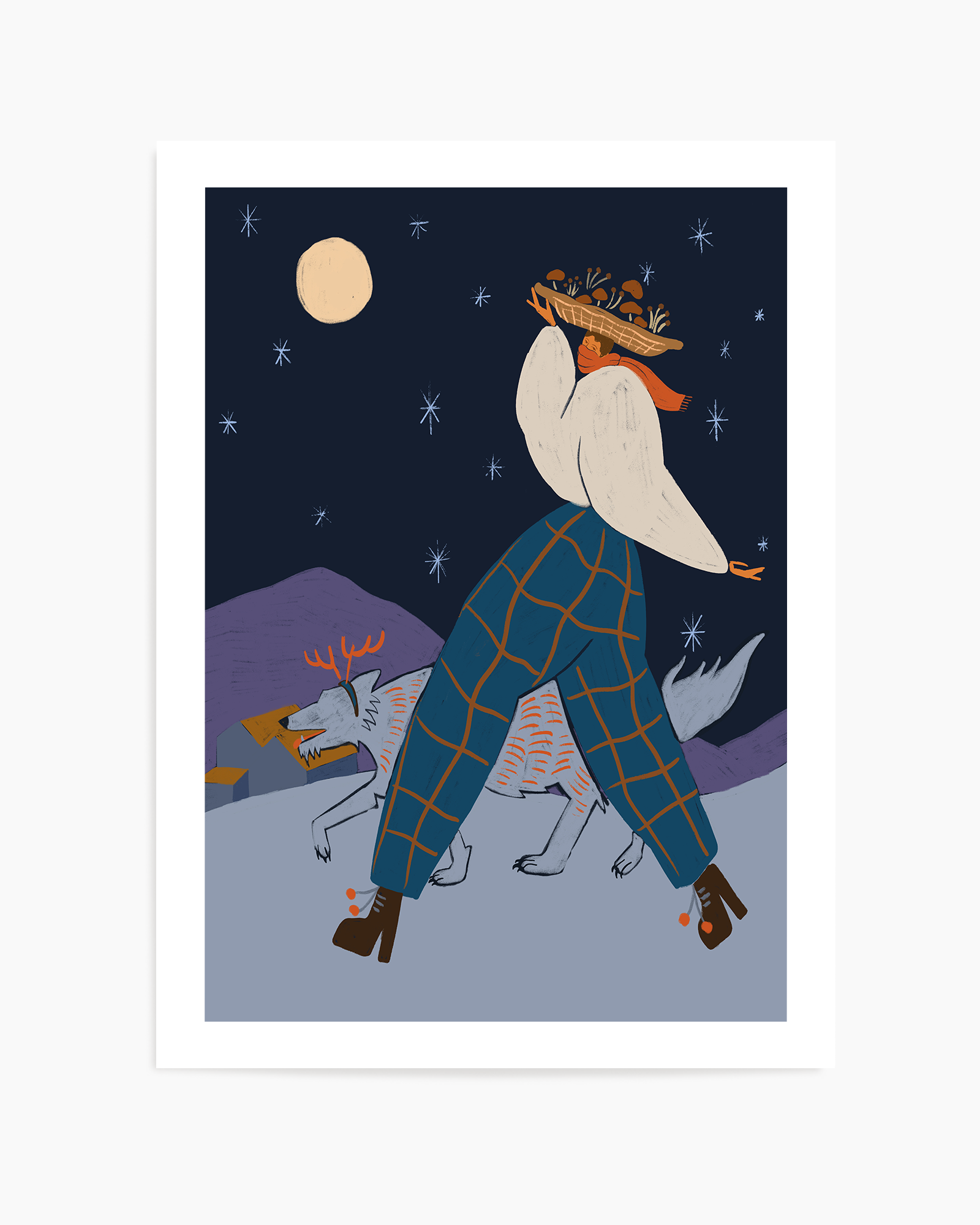 Midnight Harvest by Arty Guava | Art Print from Olive et Oriel where you can shop wallpaper and artworks online