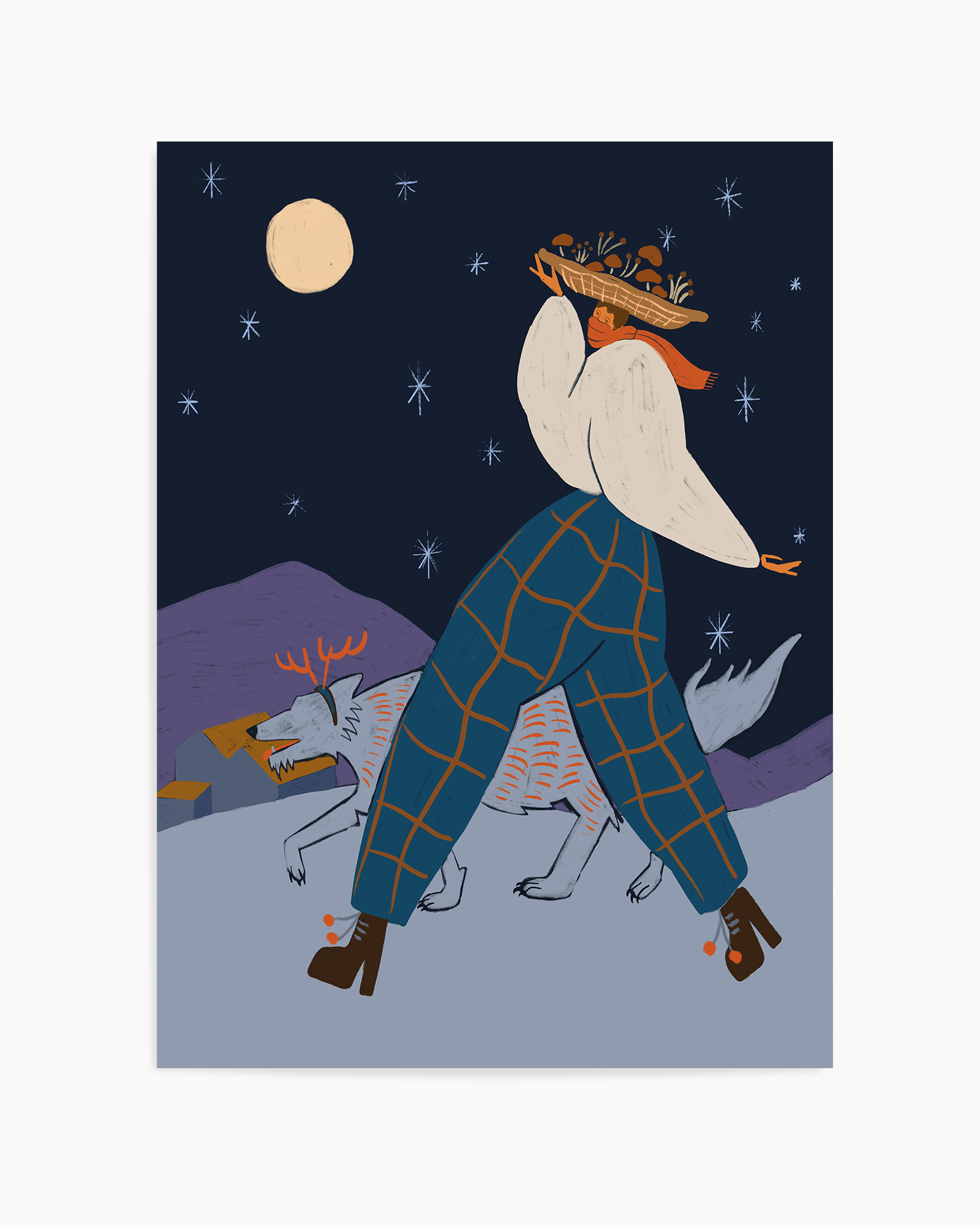 Midnight Harvest by Arty Guava | Art Print from Olive et Oriel where you can shop wallpaper and artworks online
