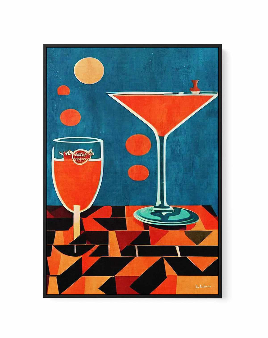 Midnight In Napoli By Bo Anderson | Framed Canvas Art Print from Olive et Oriel where you can shop wallpaper and artworks online