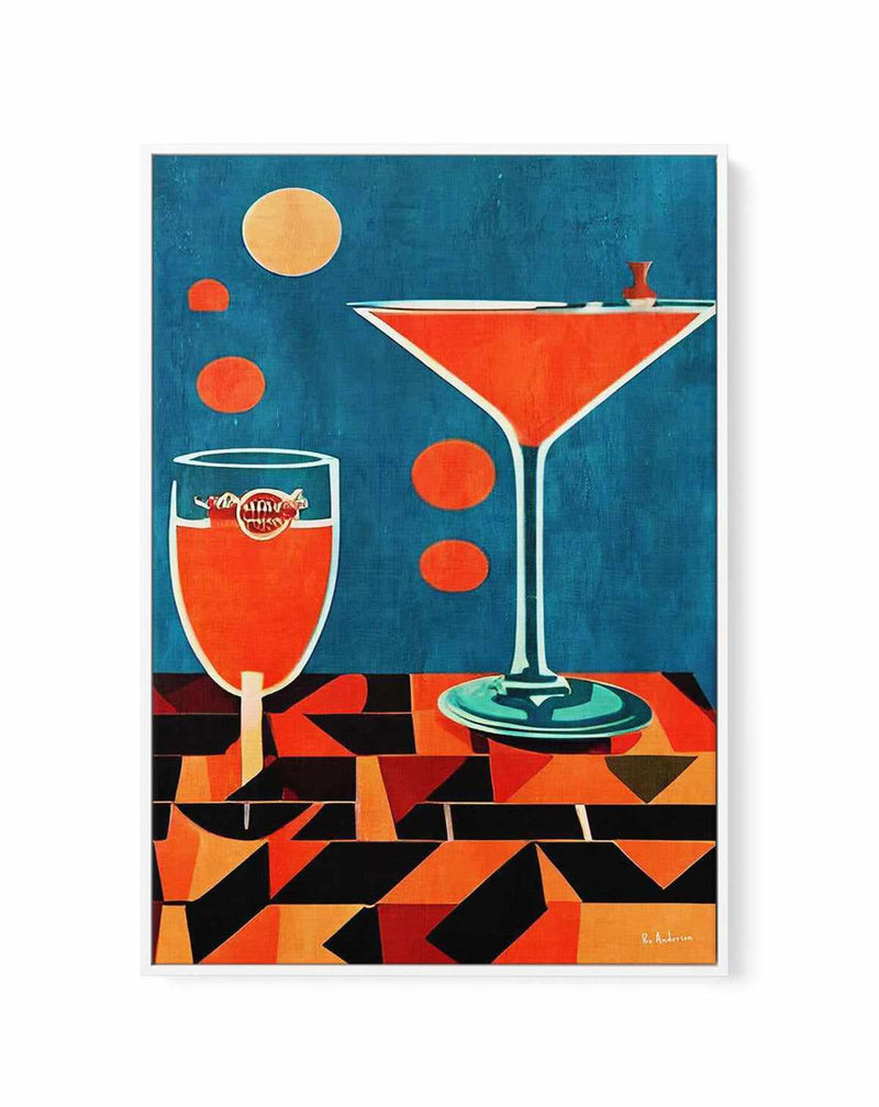 Midnight In Napoli By Bo Anderson | Framed Canvas Art Print from Olive et Oriel where you can shop wallpaper and artworks online