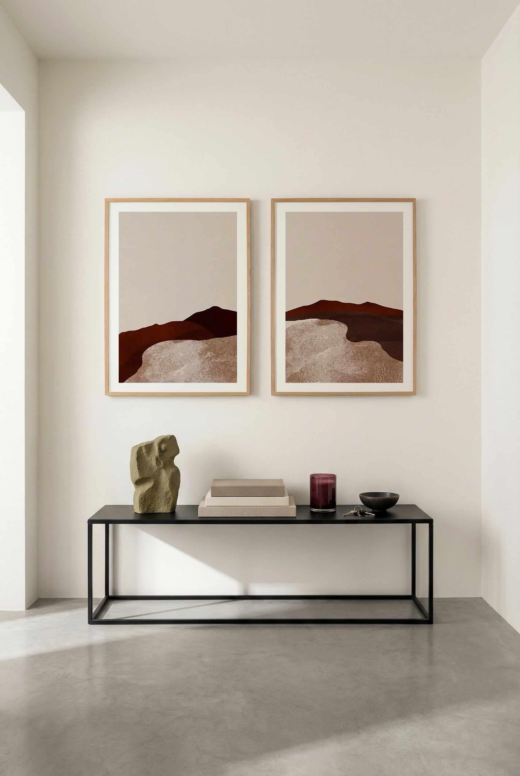 Midnight Desert I & II Art Print Set of 2 | Matching Wall Art from Olive et Oriel where you can shop wallpaper and artworks online