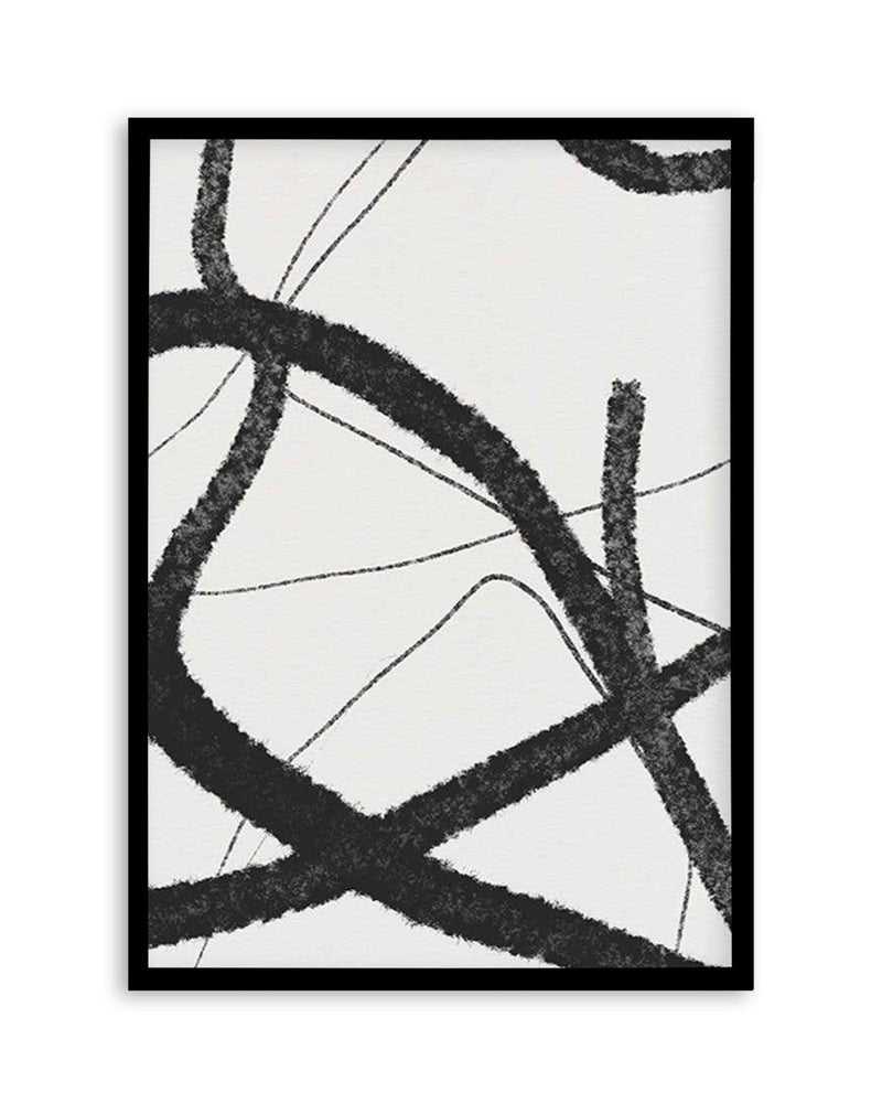 SHOP Miella No II - Abstract Line Art Graphic Print or Framed Artwork ...