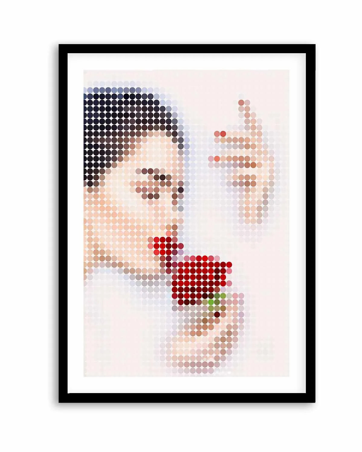 Milk Bath Dots I | Art Print from Olive et Oriel where you can shop wallpaper and artworks online